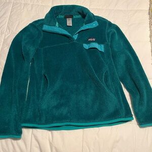 Patagonia Fleece Pullover Teal S